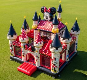 T5-2084 Castelos Infláveis com Tema Mickey & Minnie