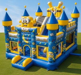 T5-2088 Castelos Infláveis Tema Minions