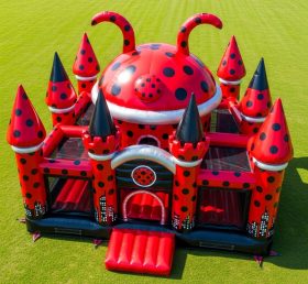 T5-2091 Castelos Infláveis com Tema de Miraculous Ladybug