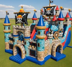T5-2105 Castelos Infláveis com Tema One Piece