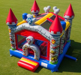 T5-2108 Castelos Infláveis com Tema Patrulha Canina
