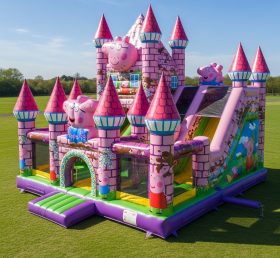 T5-2110 Castelos Insufláveis com Tema da Peppa Pig