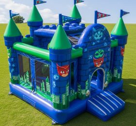 T5-2117 Castelos Insufláveis com Tema PJ Masks
