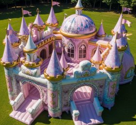 T5-2126 Castelos Infláveis com Tema de Festas de Princesa