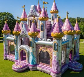 T5-2128 Castelos Infláveis com Tema de Festas de Princesa