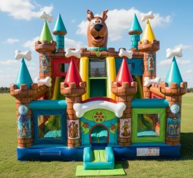 T5-2134 Castelos Infláveis Temáticos Scooby-Doo