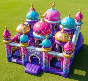 T5-2141 Castelos Infláveis com Tema Shimmer & Shine