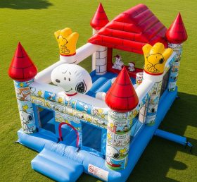 T5-2144 Castelos Infláveis Tema Snoopy