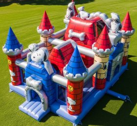 T5-2145 Castelos Infláveis com Tema Snoopy