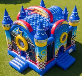 T5-2147 Castelos Infláveis com Tema do Sonic