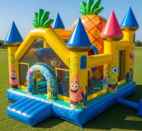 T5-2154 Castelos Infláveis Temáticos do Bob Esponja
