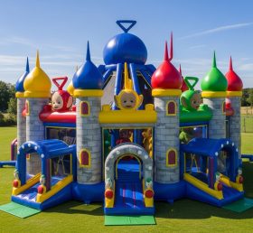 T5-2169 Castelos Infláveis com Tema Teletubbies