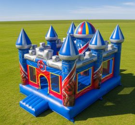 T5-2170 Castelo Inflável Tema Os Vingadores