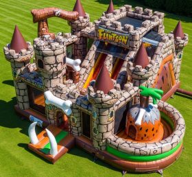 T5-2173 Castelos Infláveis do Tema Os Flintstones