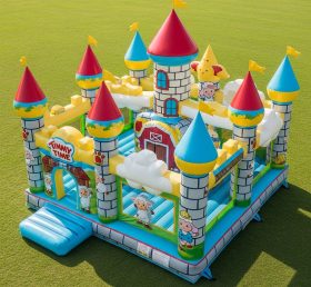 T5-2196 Castelo Inflável Temático Timmy Time