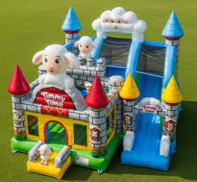 T5-2198 Castelos Infláveis Tema Timmy Time