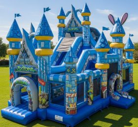 T5-2216 Castelo Inflável com Tema de Zootopia