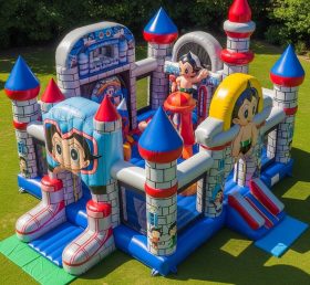 T5-2227 Castelo Inflável Tema Astro Boy