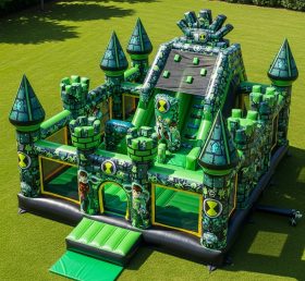 T5-2245 Castelos Infláveis com Tema Ben 10