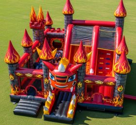 T5-2251 Castelos Infláveis Tema Monstro Blaze