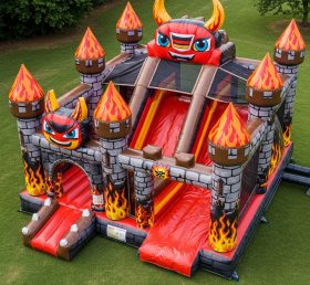 T5-2252 Castelos Infláveis Tema Monstro Blaze
