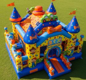T5-2254 Castelos Infláveis Tema Blippi Wonders