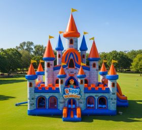 T5-2255 Castelos Infláveis Tema Blippi Wonders