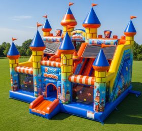 T5-2257 Castelos Infláveis com Tema Blippi Wonders