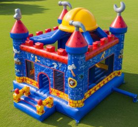 T5-2258 Castelos Infláveis Tema Bob o Construtor