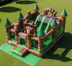 T5-2265 Castelo Inflável com Tema Ursos Boonie