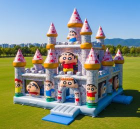T5-2282 Castelos Infláveis com Tema Crayon Shin-chan