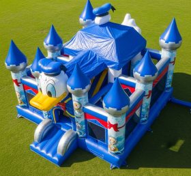T5-2286 Castelos Infláveis com Tema do Pato Donald