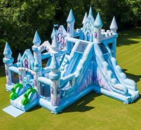 T5-2307 Castelos Infláveis com Tema Frozen
