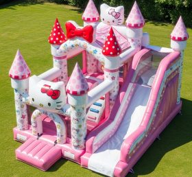 T5-2321 Castelos Infláveis Tema Hello Kitty