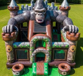 T5-2333 Castelos Infláveis Tema King Kong