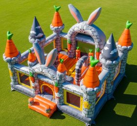 T5-2346 Castelos Infláveis com Tema Looney Tunes