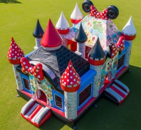 T5-2358 Castelos Infláveis com Tema Mickey & Minnie