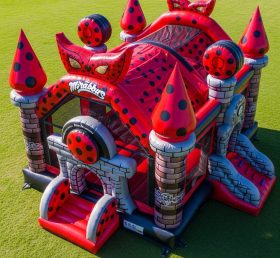 T5-2370 Castelos Infláveis com Tema de Miraculous Ladybug