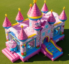 T5-2403 Castelos Infláveis com Tema Peppa Pig