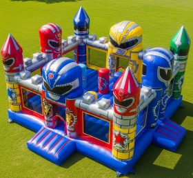 T5-2421 Castelos Infláveis com Tema Power Rangers