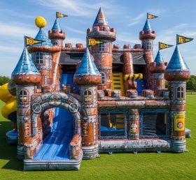 T5-2428 Castelos Infláveis Tema Rusty Rivets