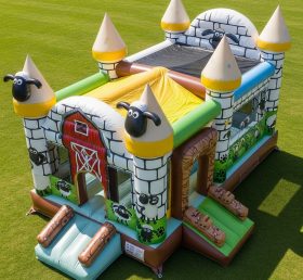 T5-2440 Castelos Infláveis com Tema Shaun the Sheep