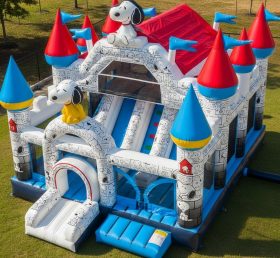 T5-2453 Castelos Infláveis Tema Snoopy