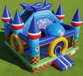 T5-2456 Castelos Infláveis com Tema do Sonic