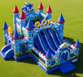 T5-2457 Castelos Infláveis com Tema do Sonic
