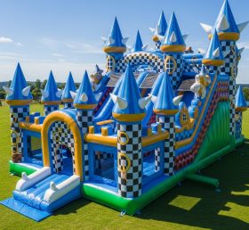 T5-2459 Castelo Insuflável com Tema Sonic