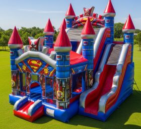 T5-2477 Castelos Infláveis com Tema de Super-herói