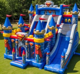T5-2482 Castelos Infláveis com Tema do Superman