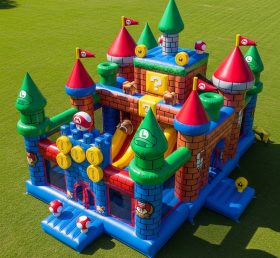 T5-2487 Castelos Infláveis com Tema Super Mario