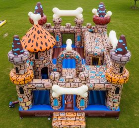 T5-2498 Castelos Infláveis Temáticos dos Flintstones